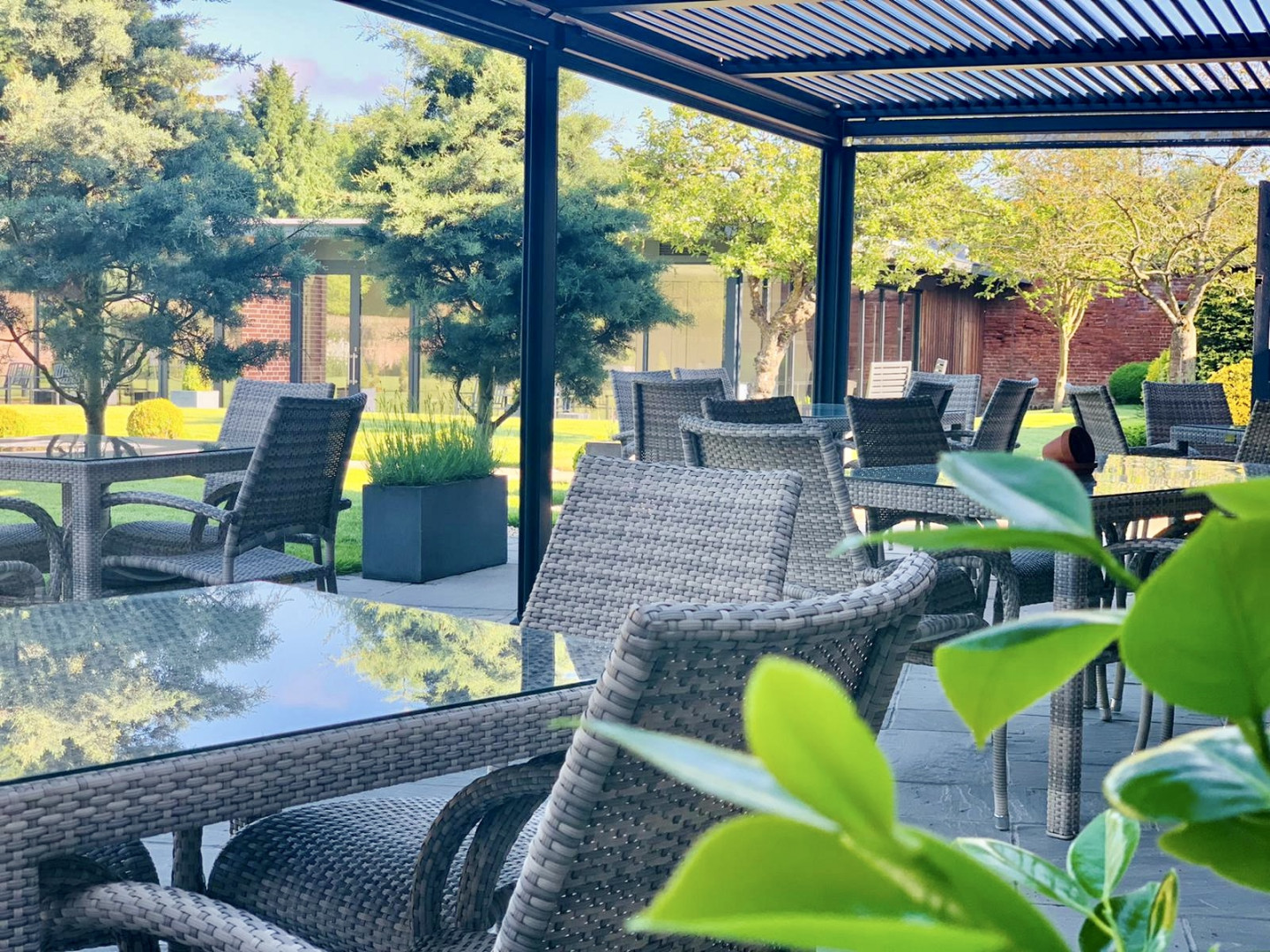 The Norfolk Mead covered alfresco dining area